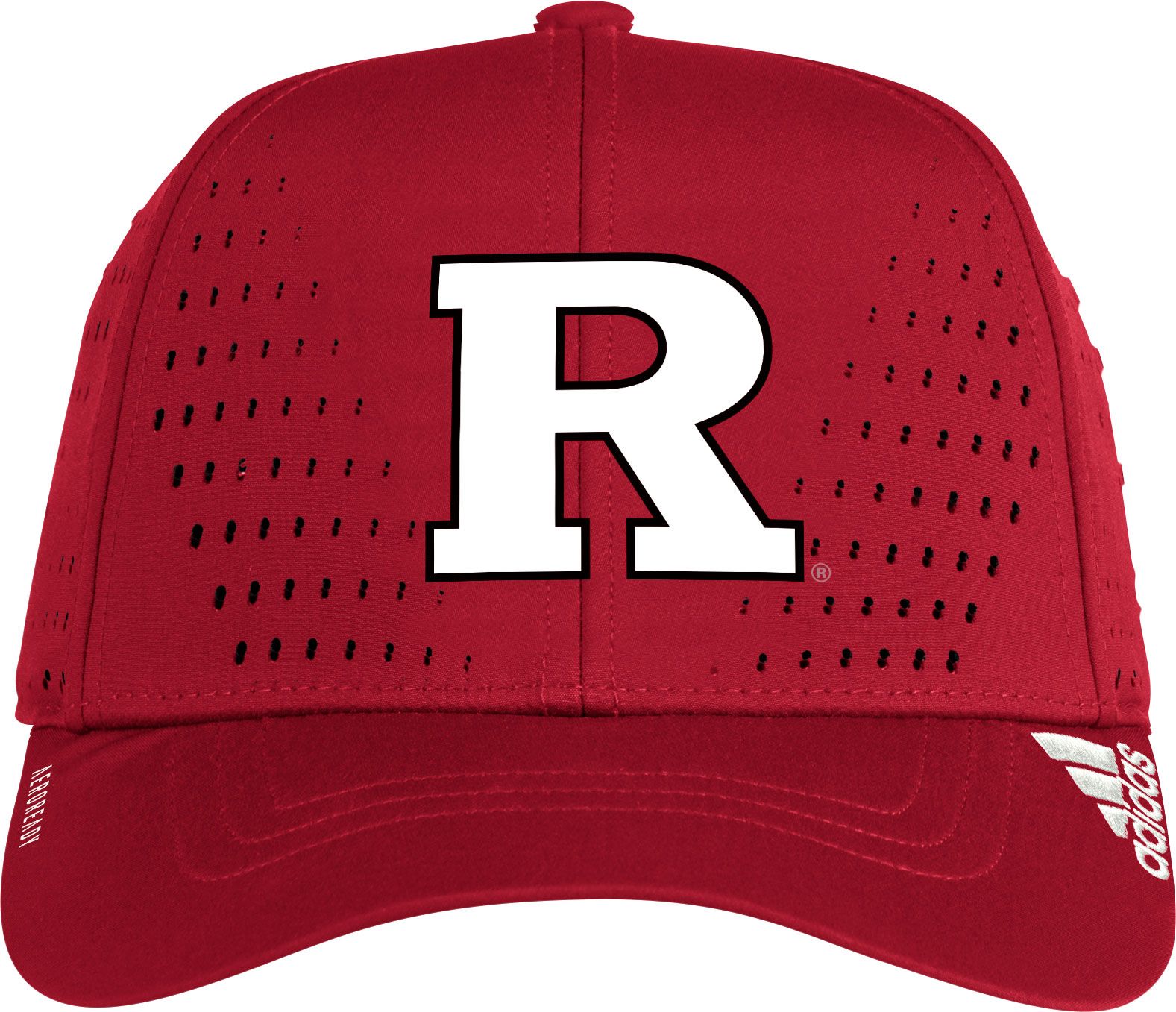 adidas Men's Rutgers Scarlet Knights Scarlet Performance Structured Adjustable Hat