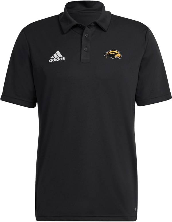adidas Men's Southern Miss Golden Eagles Black Entrada Polo | Golf Galaxy