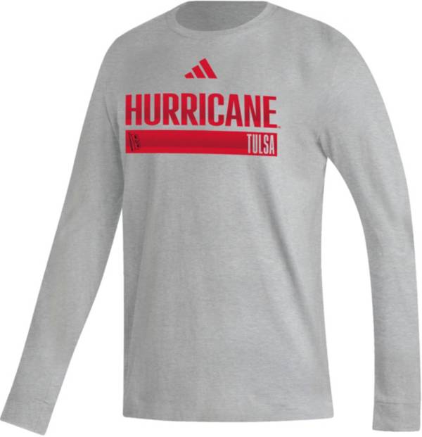 adidas Men's Tulsa Golden Hurricane Grey Long Sleeve T-Shirt Dick's Sporting Goods