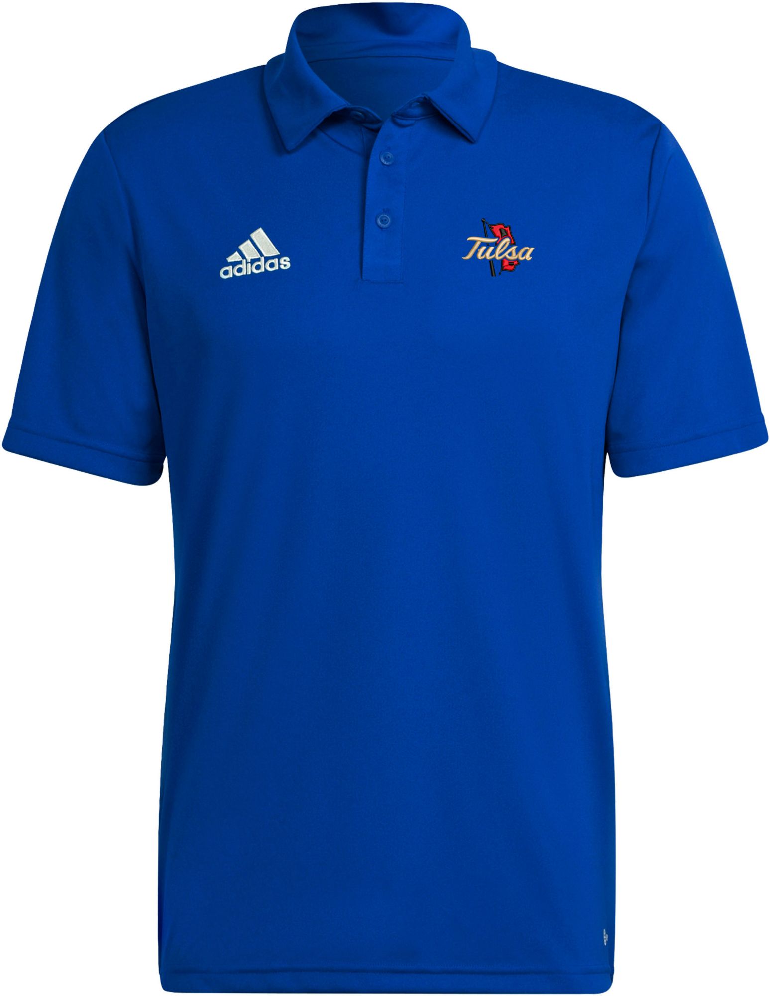adidas Men's Tulsa Golden Hurricane Blue Entrada Polo product image