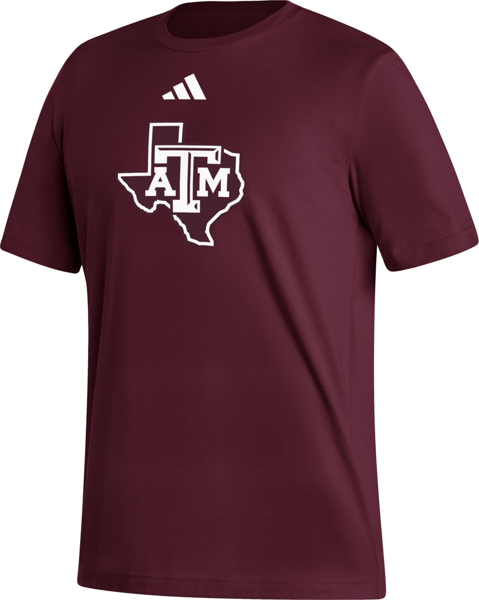 adidas Men's Texas A&M Aggies Maroon Logo T-Shirt product image