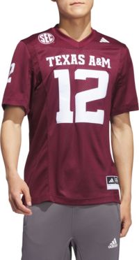 Texas A&M Adidas CUSTOM Youth Football Jersey