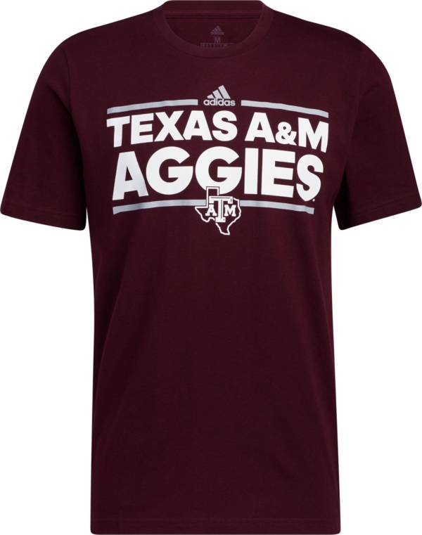 adidas Men's Texas A&M Aggies Maroon Fresh T-Shirt product image