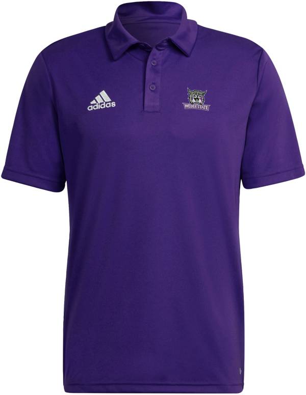adidas Men's Weber State Wildcats Purple Entrada Polo product image