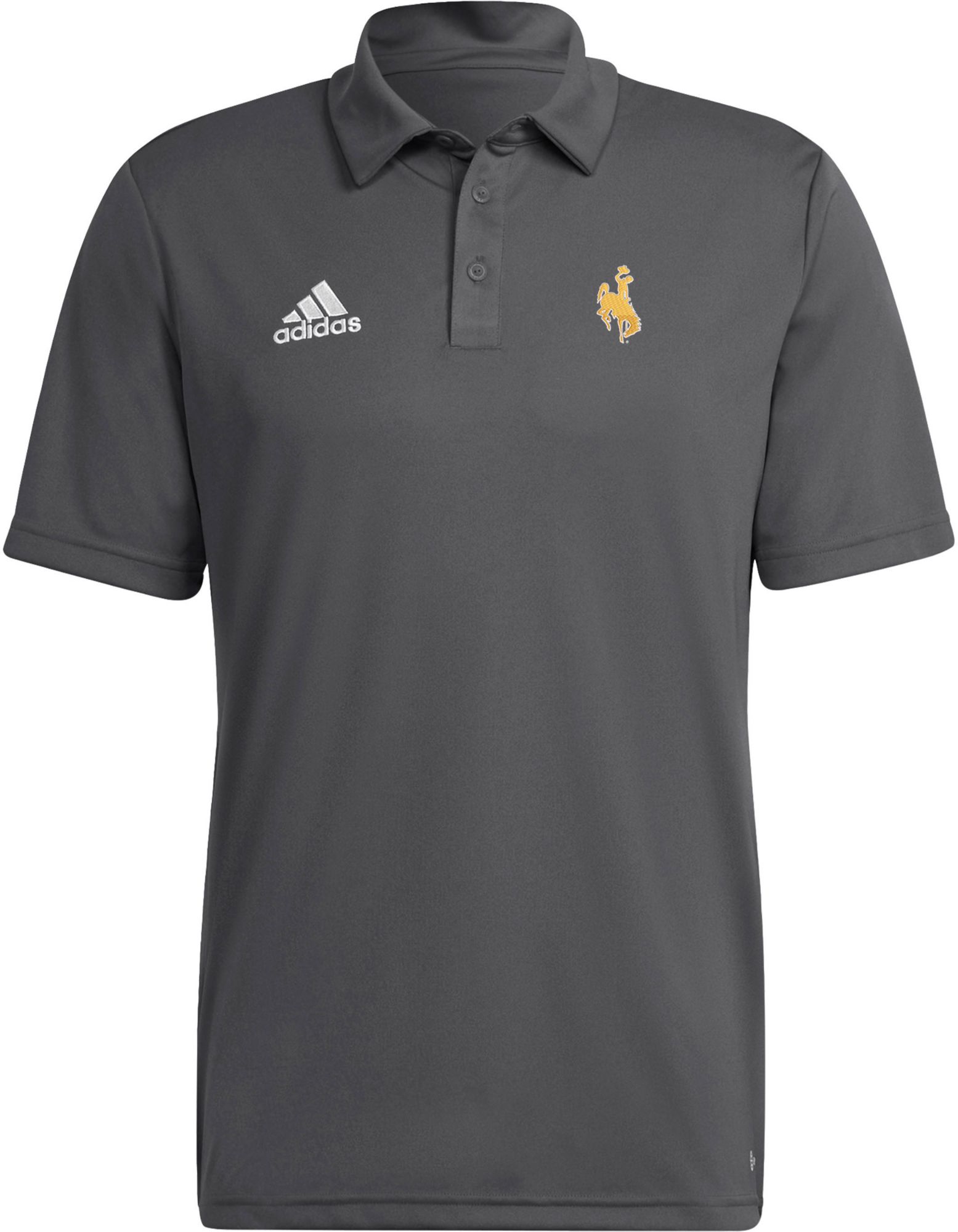 adidas Men's Wyoming Cowboys Grey Entrada Polo product image