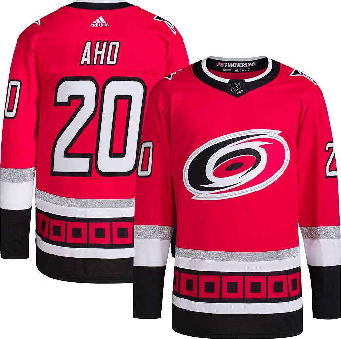 Sebastian Aho Carolina Hurricanes Signed Reverse Retro Adidas Jersey
