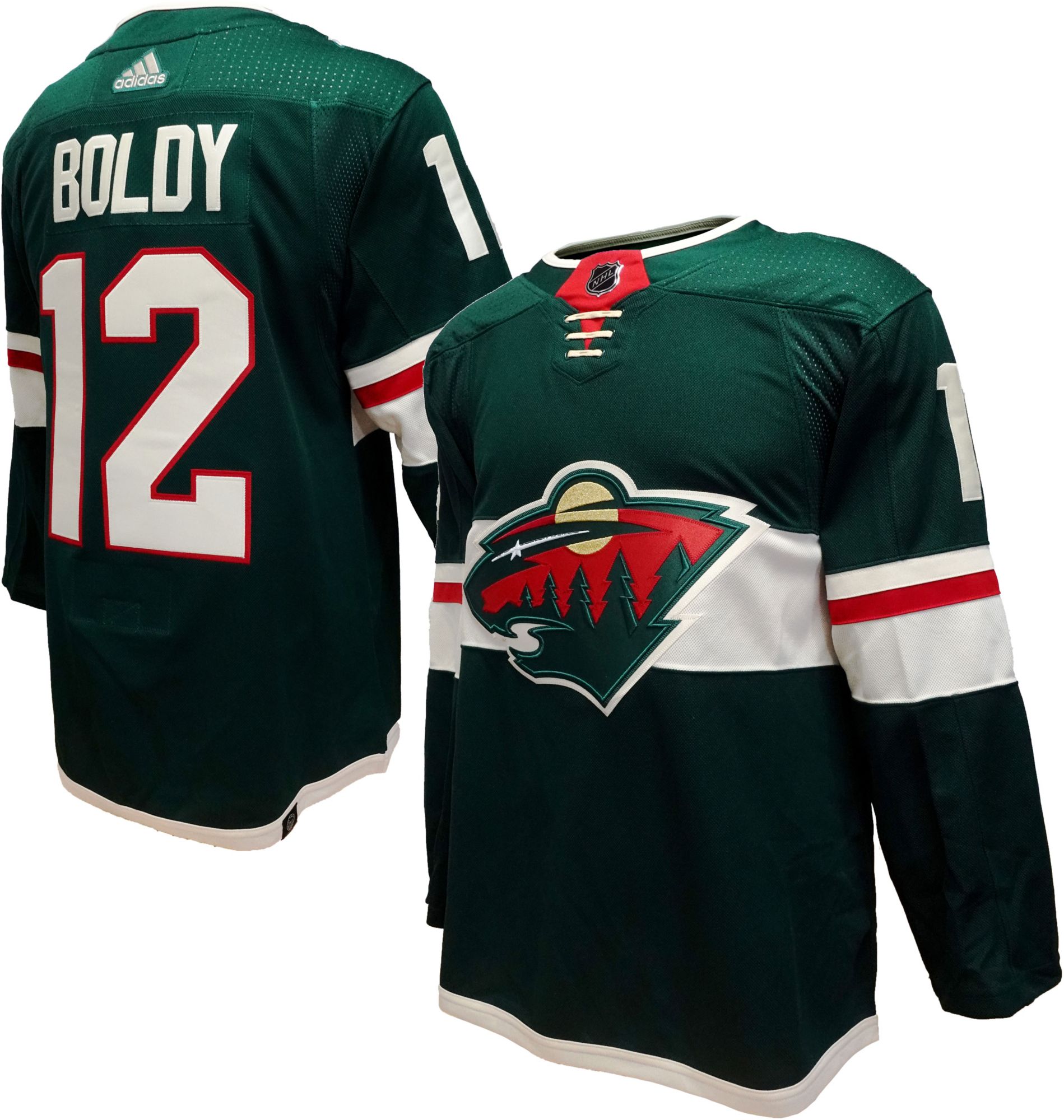 NHL Men's Minnesota Wild Matt Boldy #12 2024-2025 Premium Authentic Green Home Jersey product image