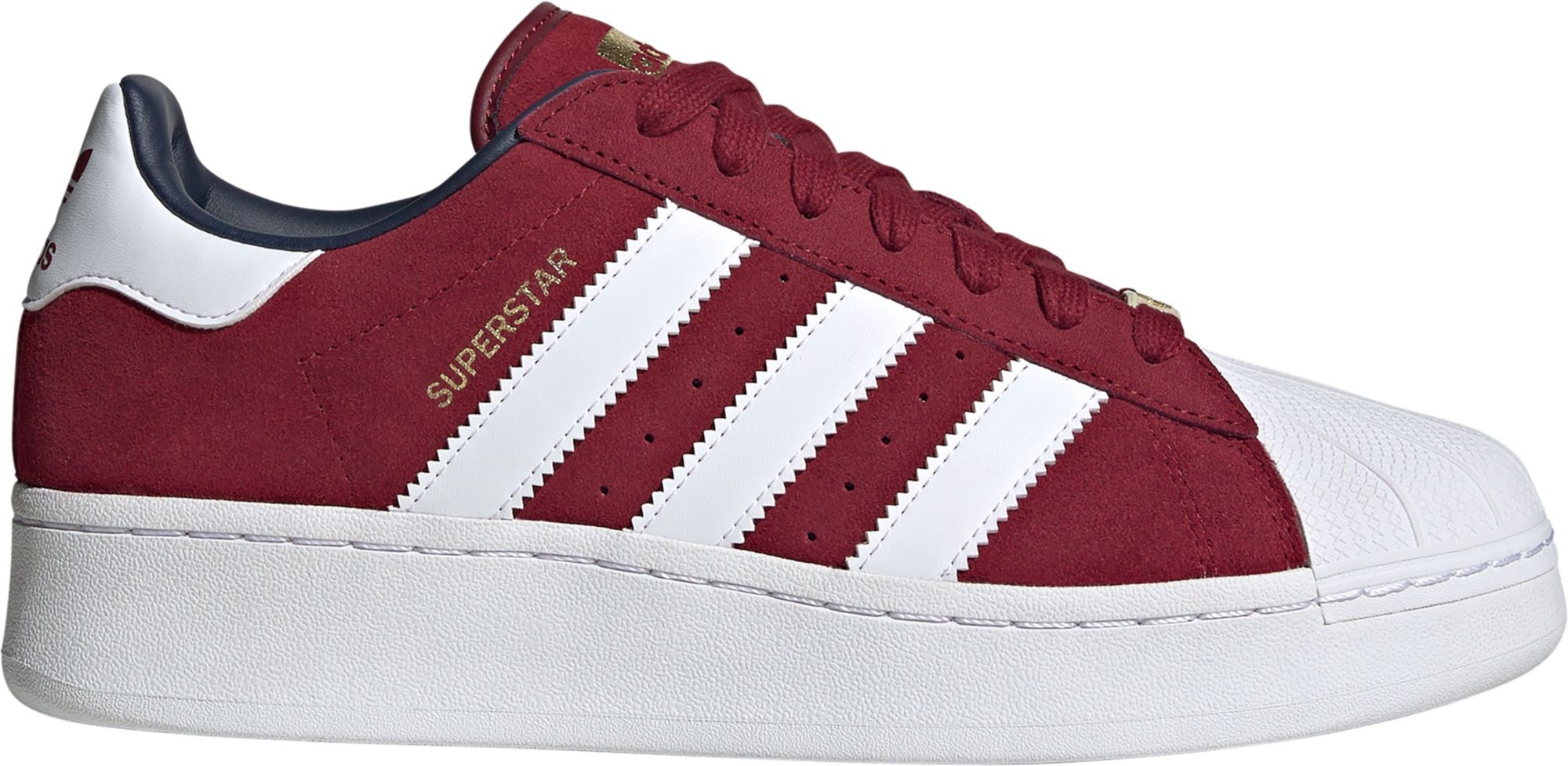 blue adidas superstar mens