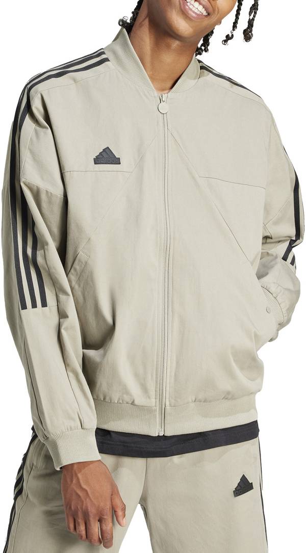 Adidas Tiro AW Golden Beige/Navy Full-Zip Jacket H56616, Men's Size XL -  NWT $80