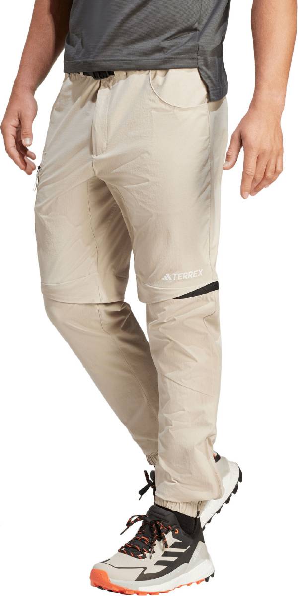 adidas Terrex Utilitas Hiking Zip-Off Pants - Brown