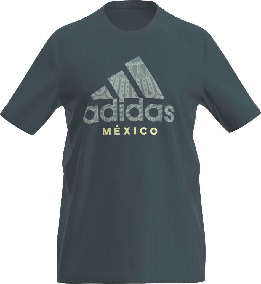 adidas Adult Mexico 2024 DNA Green T-Shirt product image