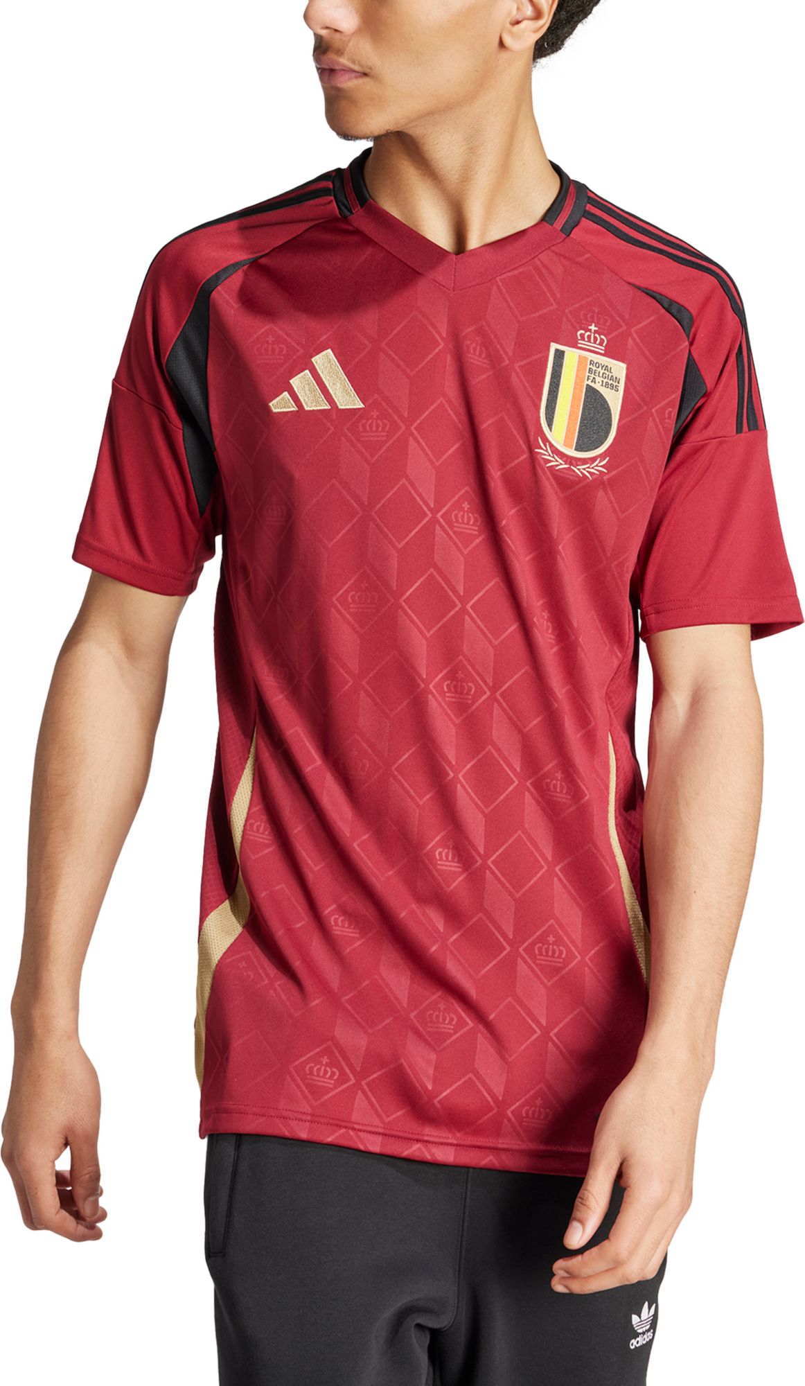 adidas Adult Belgium 2024 Home Replica Jersey product image
