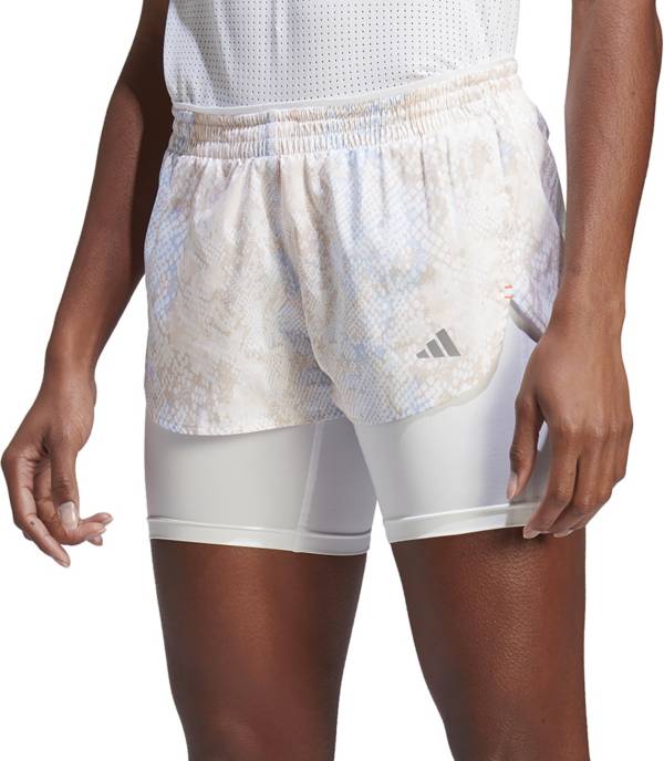 adidas Women's Fast 2in1 All Over Print Shorts