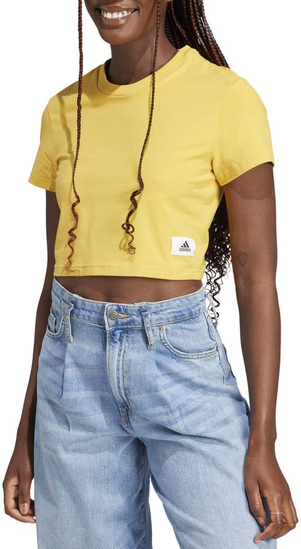 Adidas original best sale cropped tee