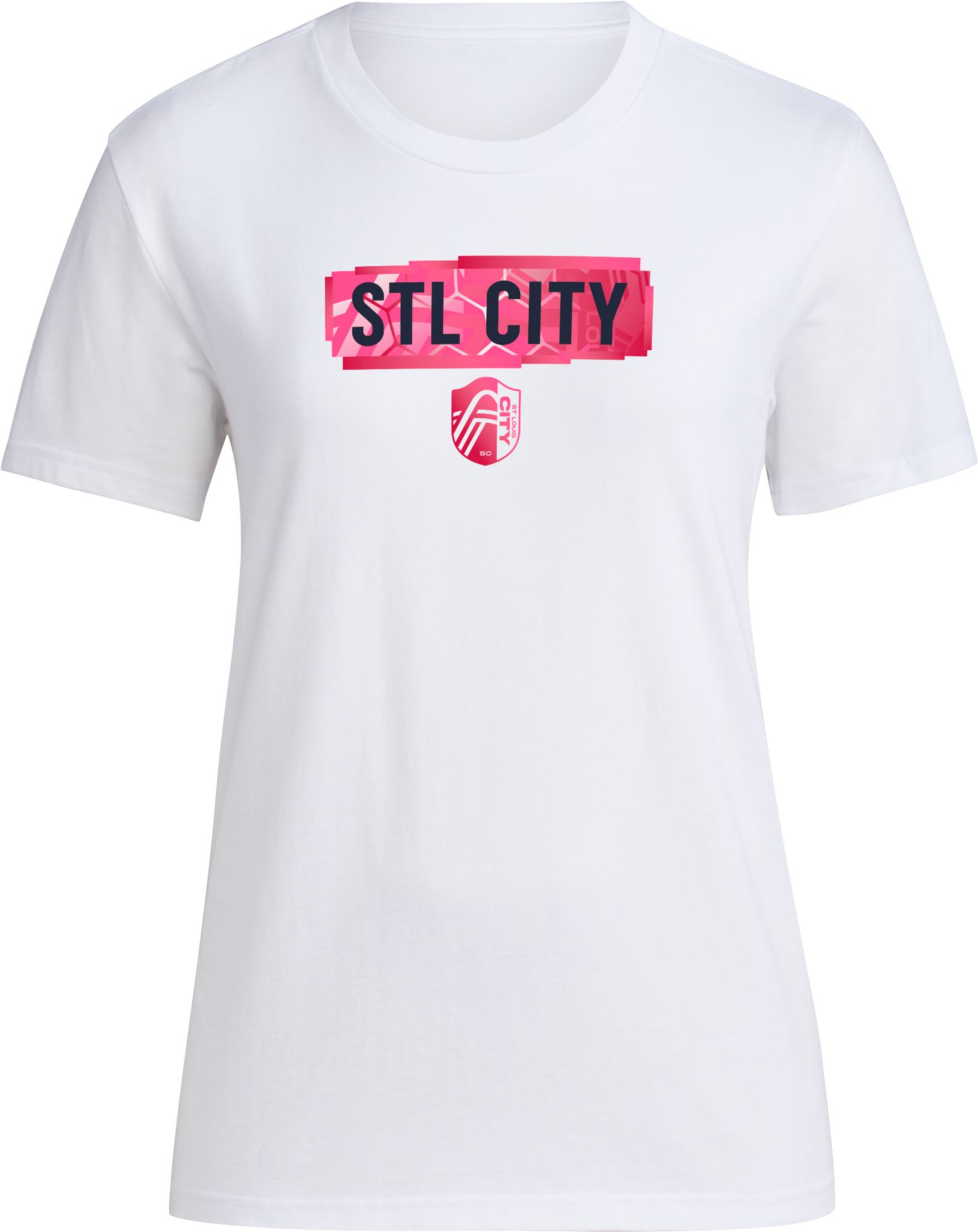 adidas Women's St. Louis City SC 2024 Local Pop White T-Shirt product image