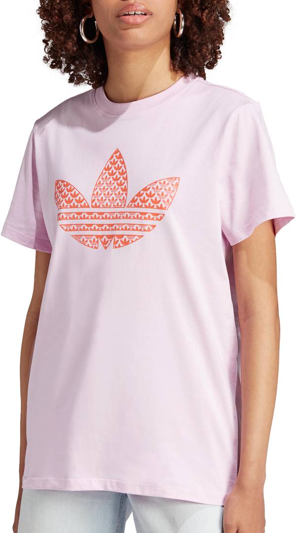 krigerisk Dripping Bourgogne adidas Originals Women's Trefoil Monogram Infill T-Shirt | Dick's Sporting  Goods