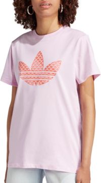 adidas Trefoil Monogram Infill Tee - Beige