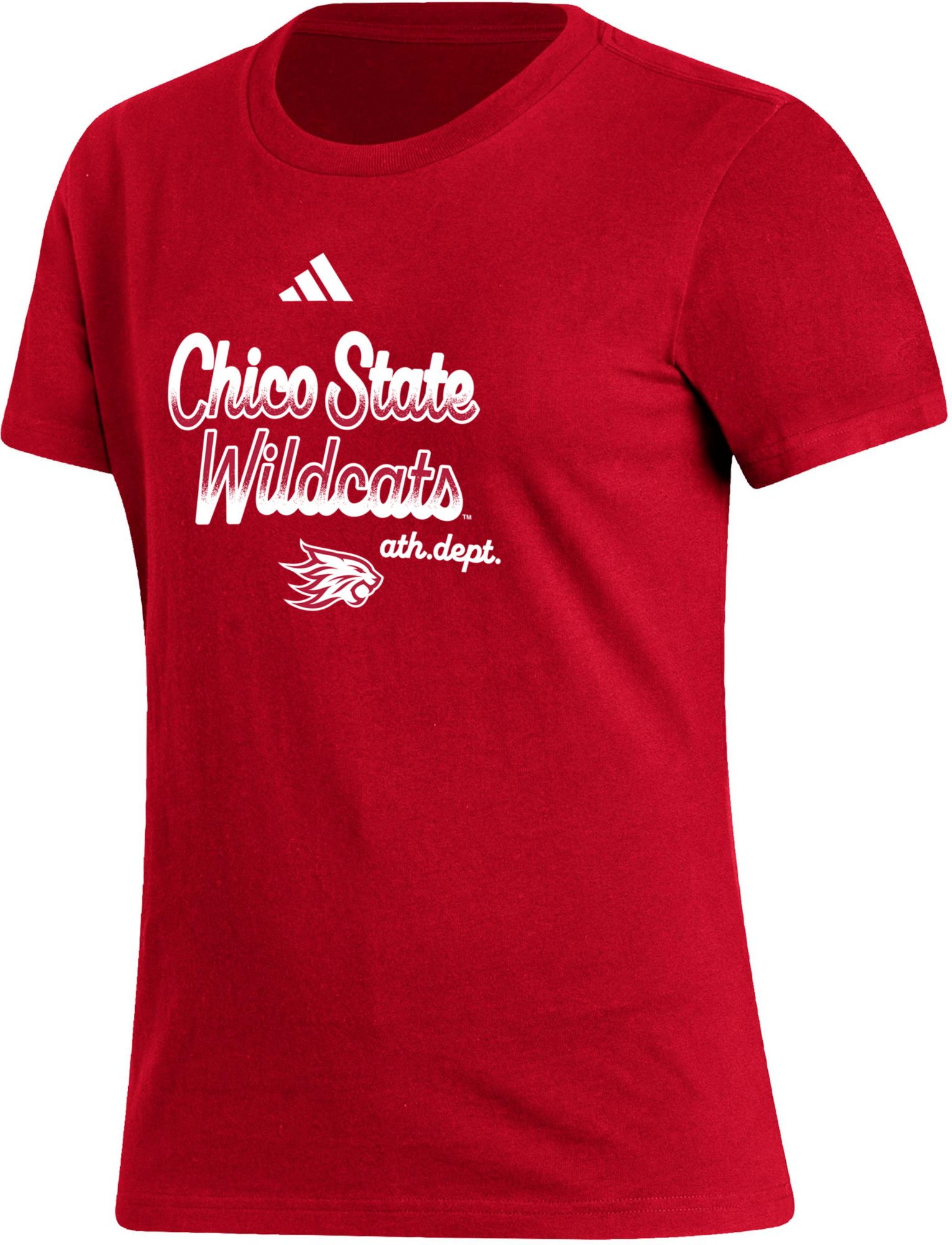 adidas Women's Chico State Wildcats Cardinal Amplifier T-Shirt product image