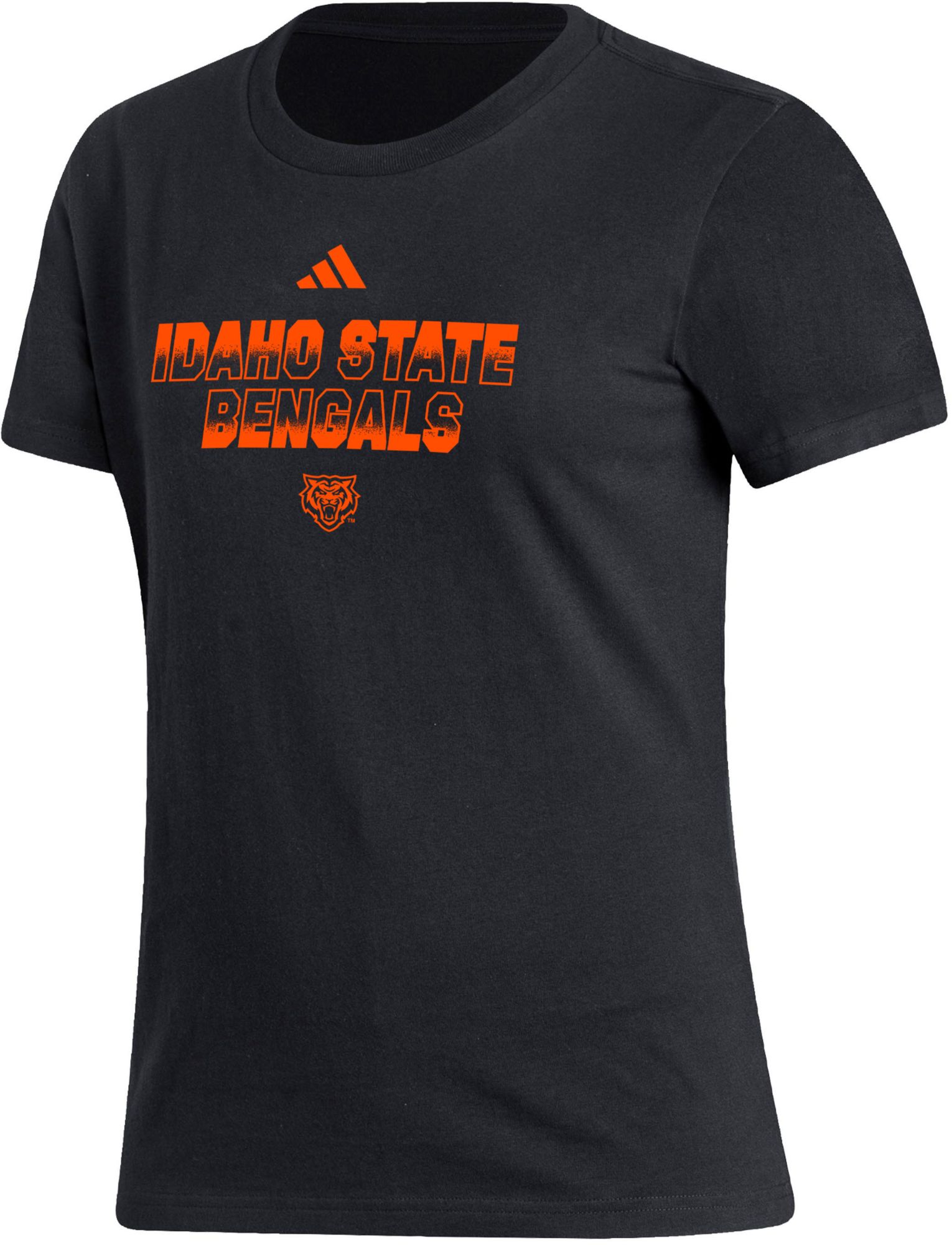 adidas Women's Idaho State Bengals Black Amplifier T-Shirt