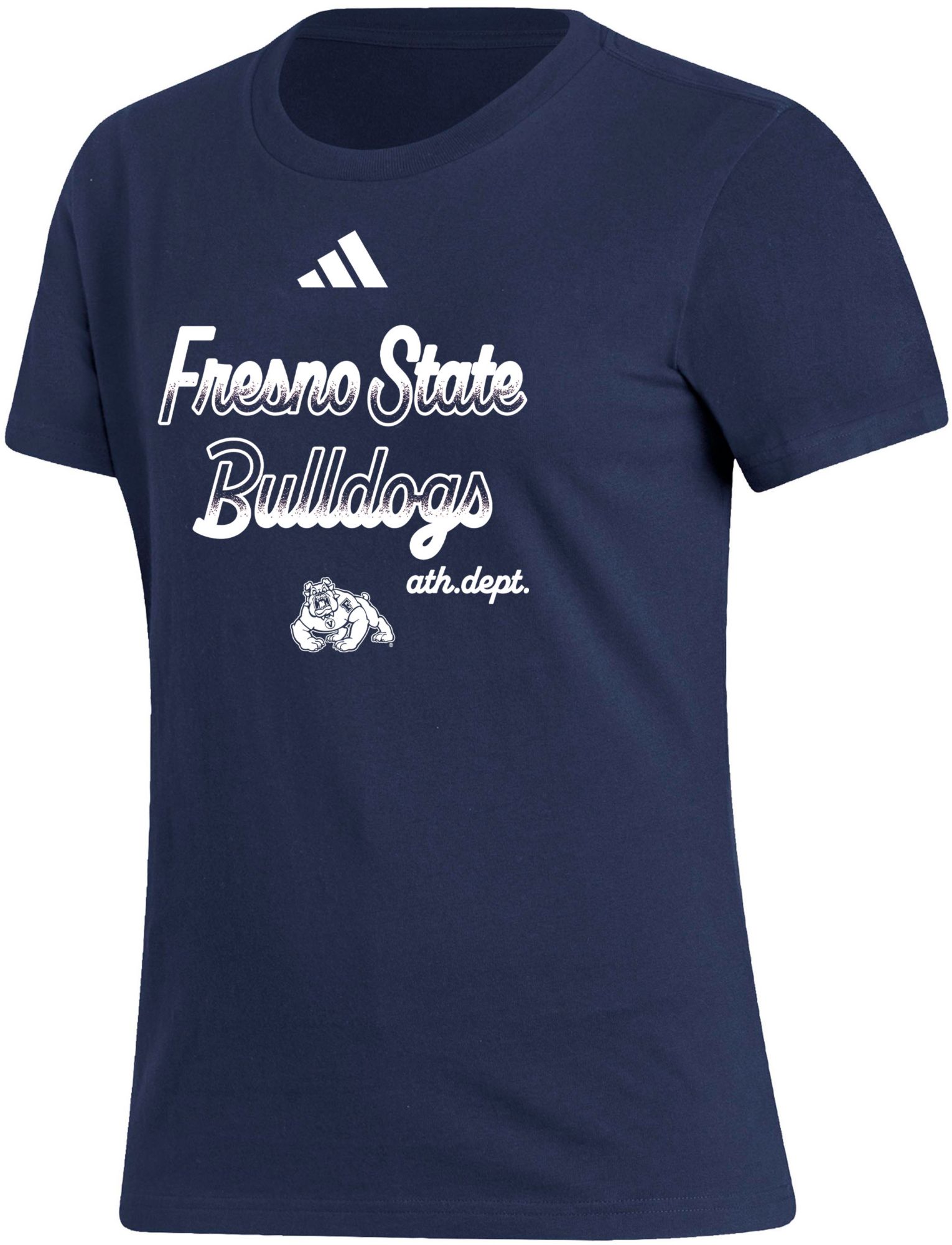 adidas Women's Fresno State Bulldogs Blue Amplifier T-Shirt product image