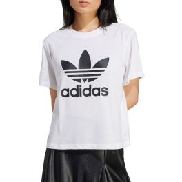 売れ筋商品|||アディダス Tシャツ トップス レディース Women's White Indiana Hoosiers More Is Possible T-shirt White adidas Originals Women's Adicolor Trefoil Boxy T-Shirt