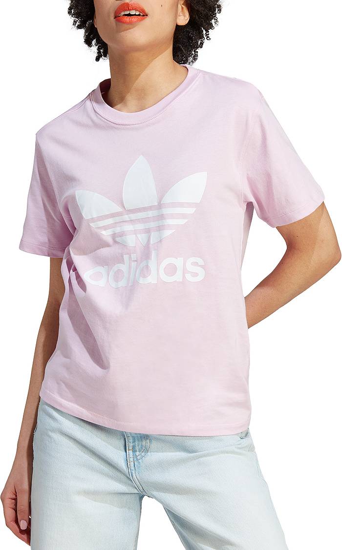 Adidas Trefoil Tee - Womens S / Orchid Fusion