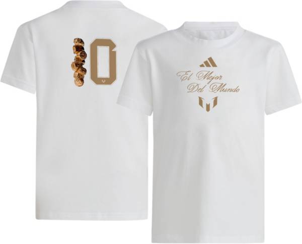 White rose outlet gold adidas shirt