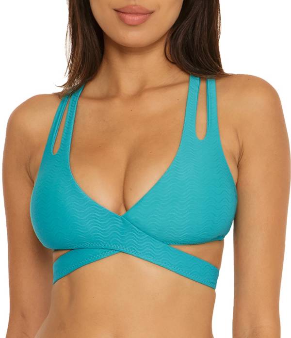 Becca Women's Vibes Wrap Halter Bikini Top