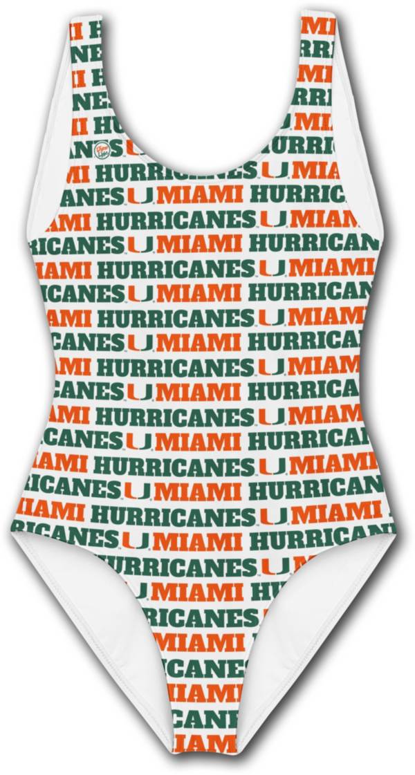 Dyme Lyfe Women's Miami Hurricanes One Piece Bathing Suit product image