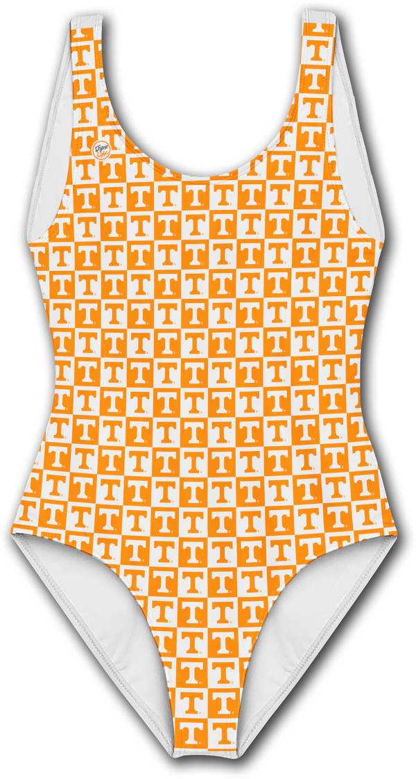 Dyme Lyfe Women's Tennessee Volunteers Tennessee Orange Logo Block Swimsuit product image