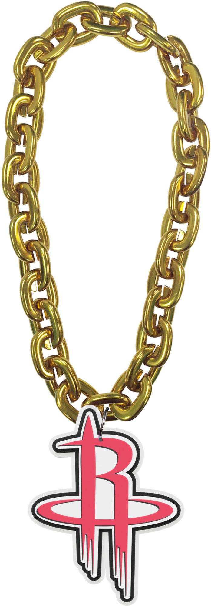 Plastic Fan Gear Official Houston Rockets Oversized Fan Chain - Gold ...