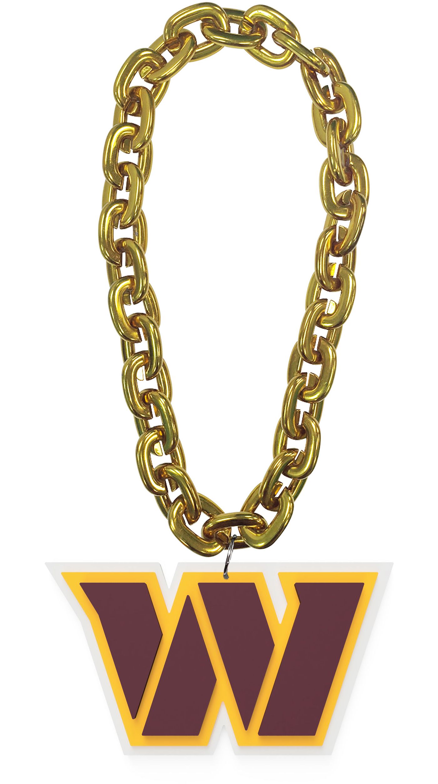 Extremely buy large new NFL Washington Redskins RED Fan Chain Necklace Foam -