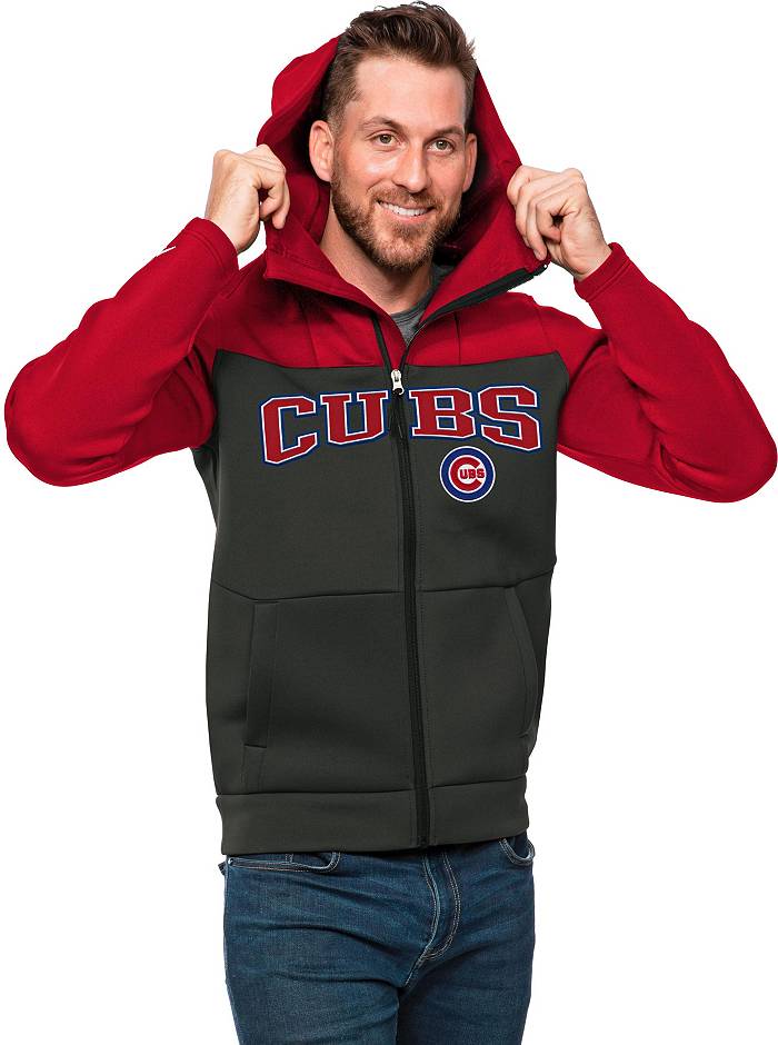 Men's Chicago Cubs Nike Royal Jersey Button-Up Hoodie