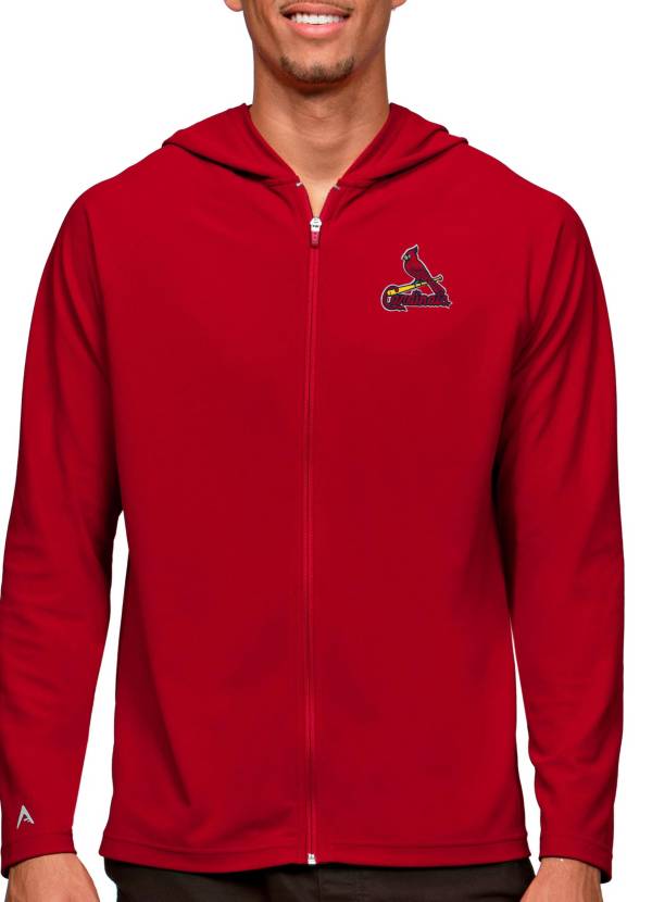 Toddler St. Louis Cardinals Red Fleece Hoodie Full-Zip Jacket