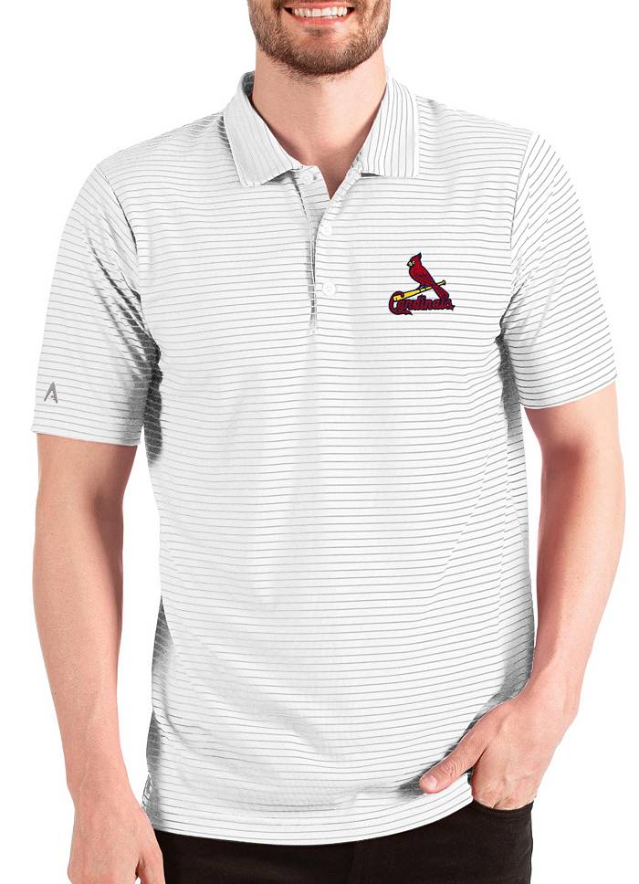 St. Louis Cardinals Antigua Big & Tall Tribute Polo - Red