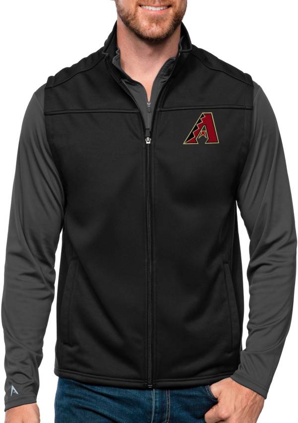 Antigua Men's Arizona Diamondbacks Black Links Golf Vest product image