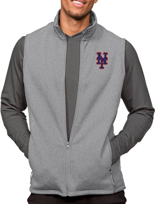 Antigua Men's New York Mets Gray Course Vest product image