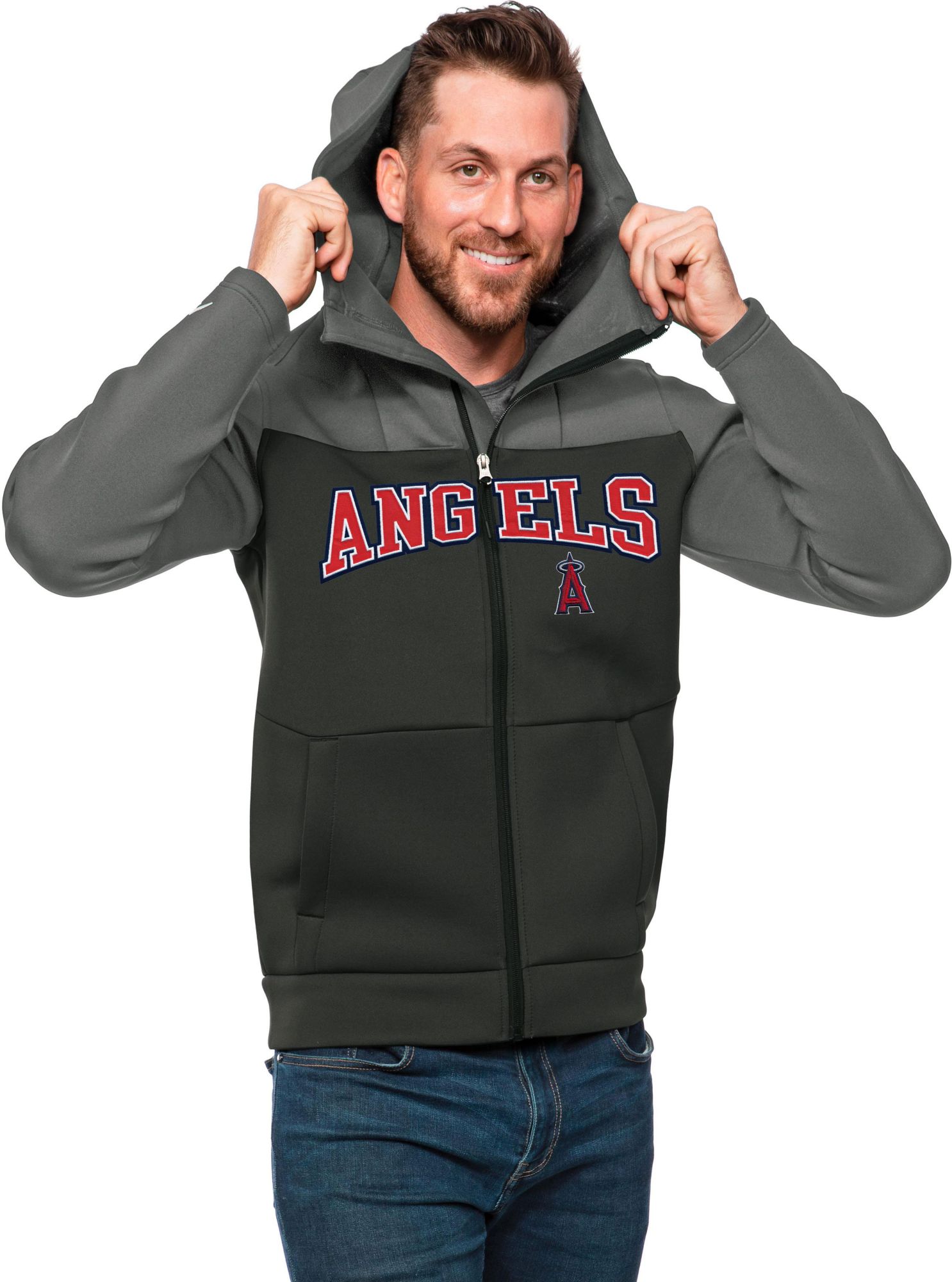 Antigua Men's Los Angeles Angels Protect Jacket