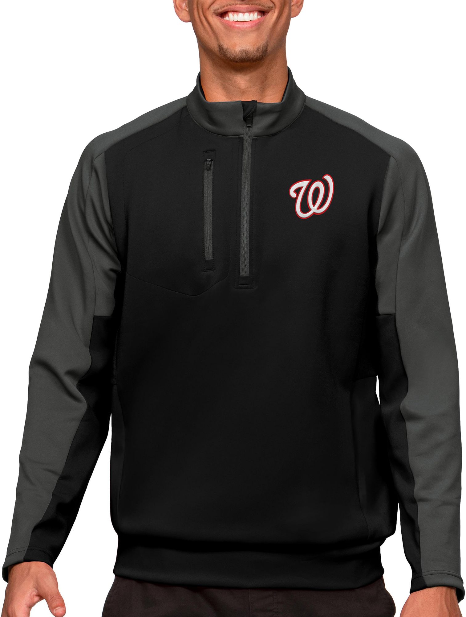 Antigua Washington Nationals Team Pullover