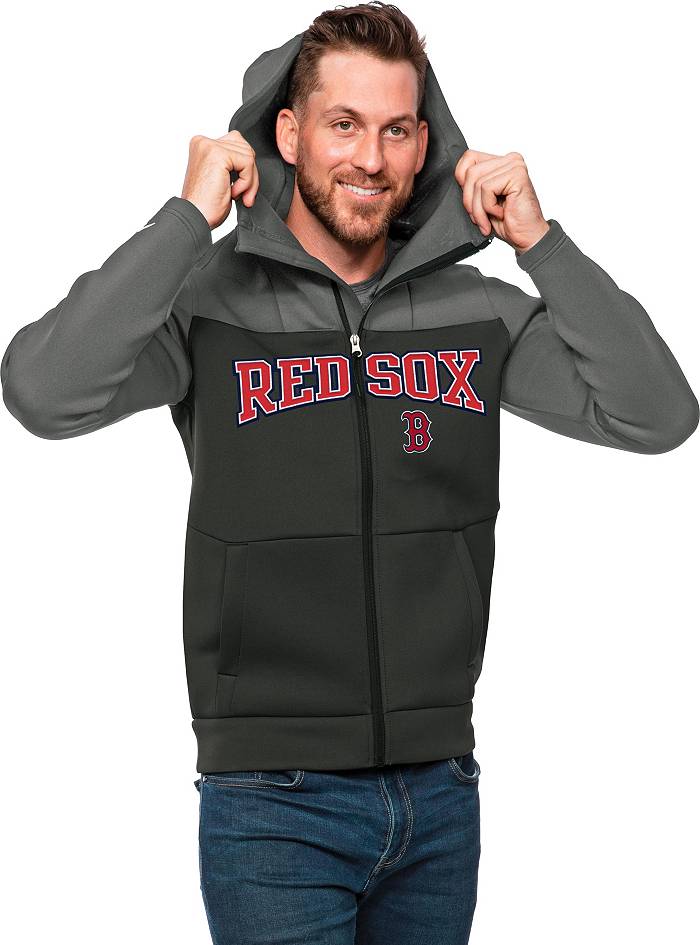 Antigua Men's Boston Red Sox Black Protect Jacket