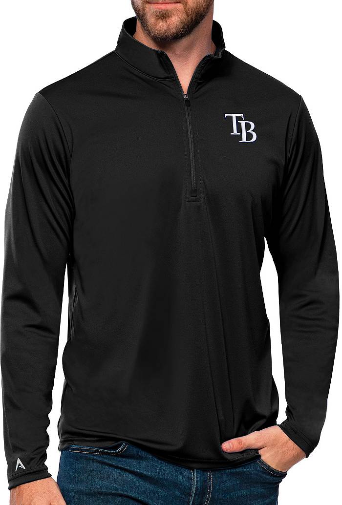 Men's Nike Navy Tampa Bay Rays Authentic Collection Game Time Performance Half-Zip Top Size: Small