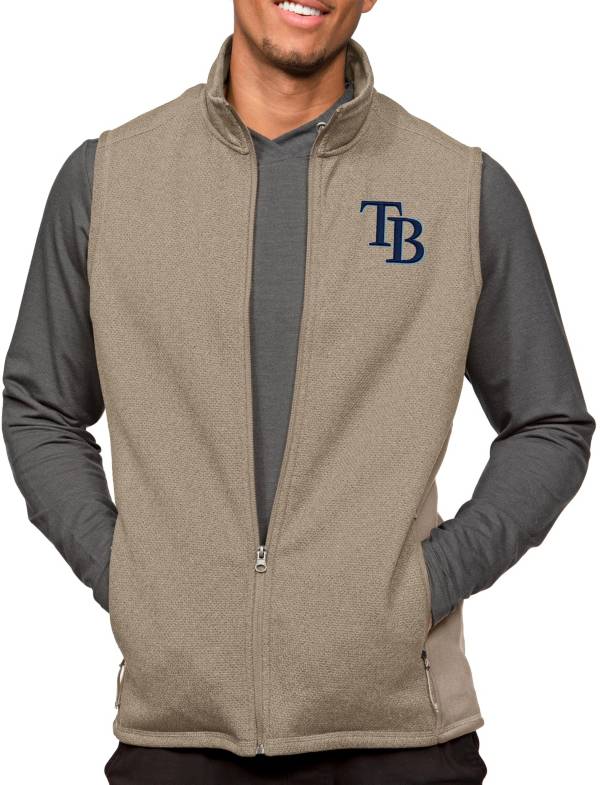 Antigua Men's Tampa Bay Rays Oatmeal Course Vest product image