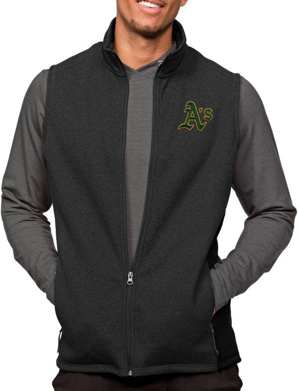 Antigua Men's Oakland Athletics Black Course Vest product image