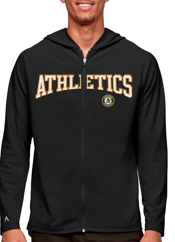 Men's Antigua Gold Boston Bruins Logo Victory Pullover Hoodie Size: Medium