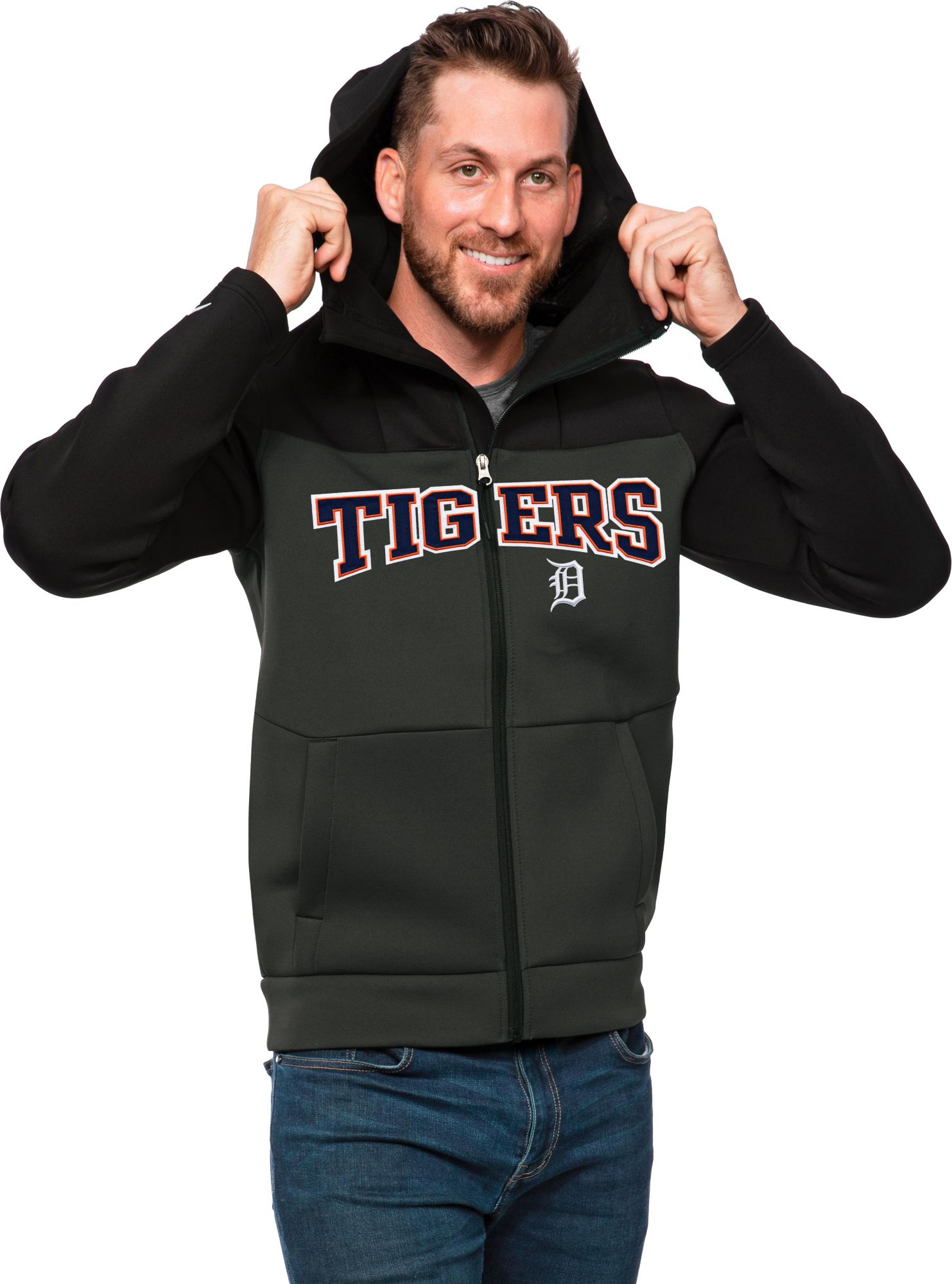 Antigua Men's Detroit Tigers Protect Jacket