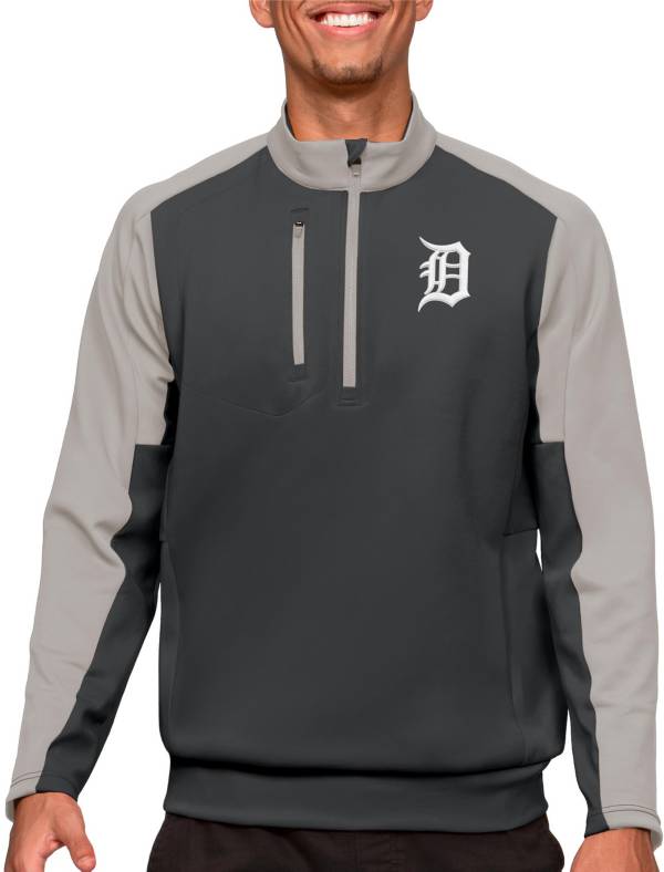 New Era Women's Navy Detroit Tigers Colorblock Full-Zip Hoodie