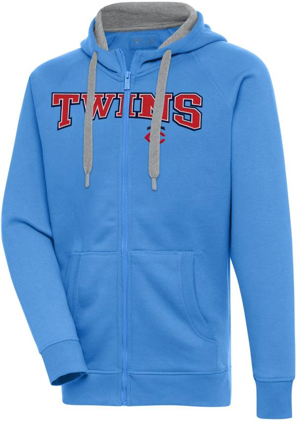 Nike Men's Minnesota Twins Navy Logo Pacer Half Zip Jacket