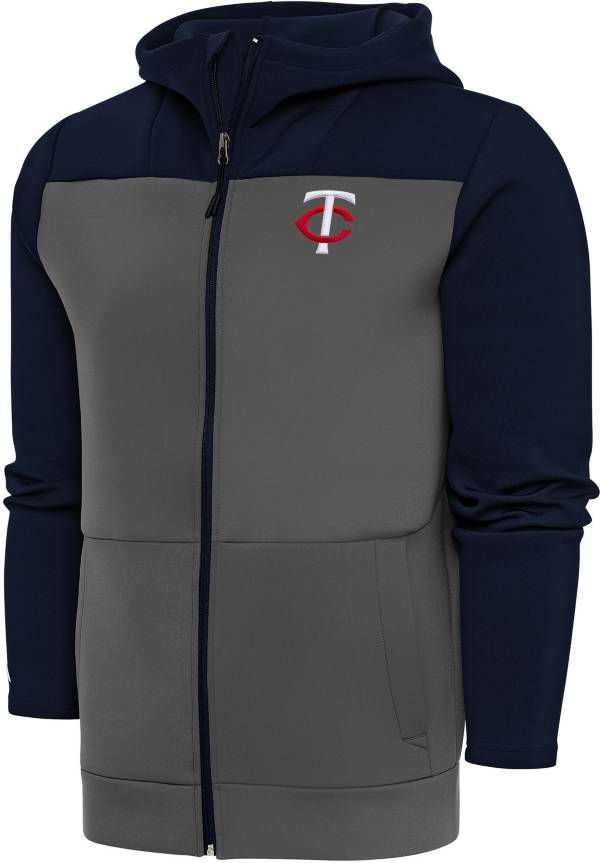 Men's Nike Navy Minnesota Twins Logo Therma Performance Pullover Hoodie