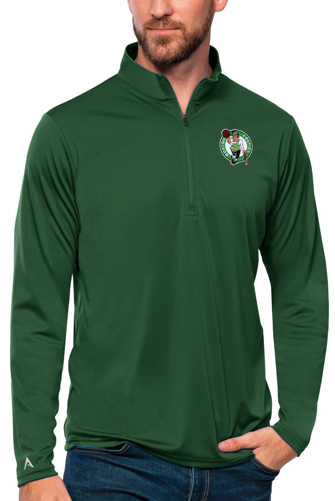 Antigua Men's Boston Celtics Tribute Pullover Sweater