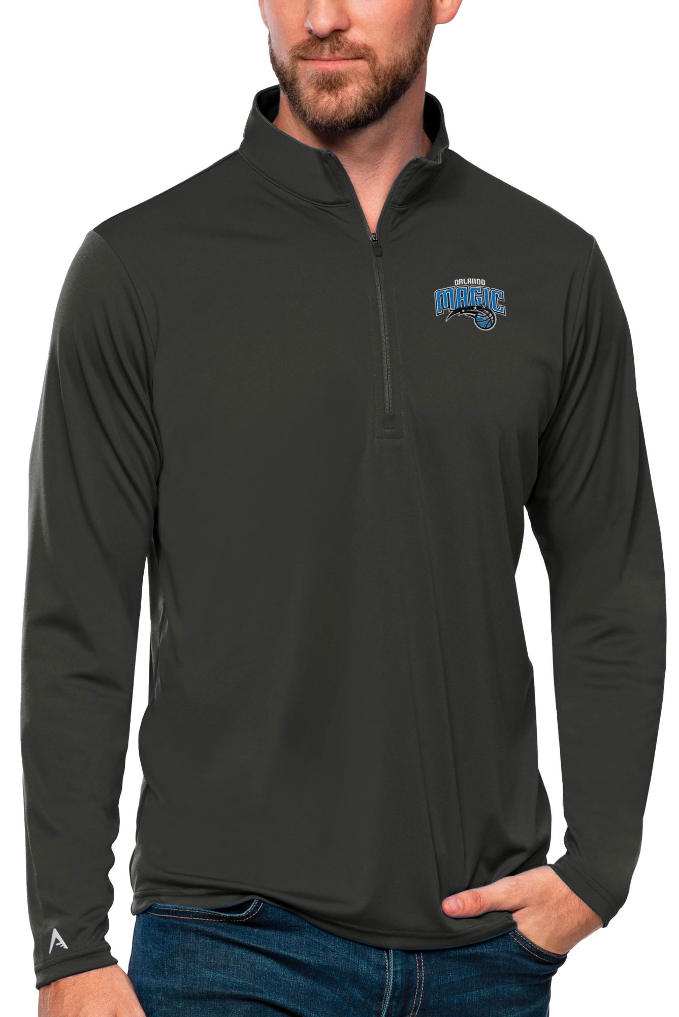 Antigua Men's Orlando Magic Tribute Pullover Sweater